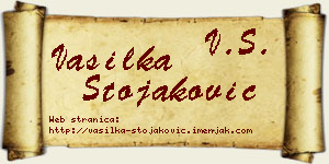 Vasilka Stojaković vizit kartica